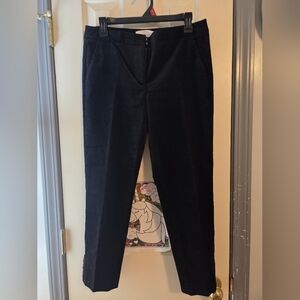 Talbots Classic Black Velvet Trousers